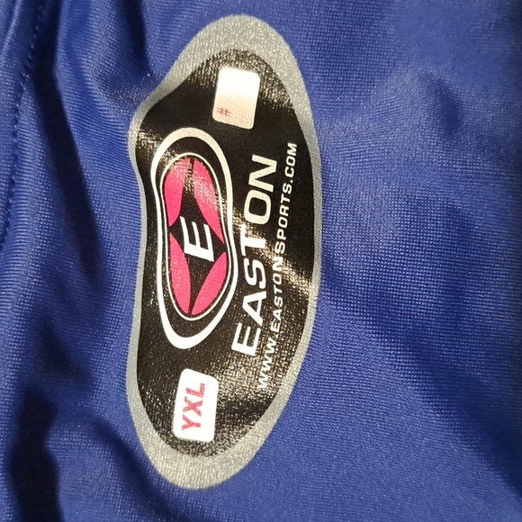 Easton boys Youth XL athletic wear top blue & gray performance gear - Picture 4 of 5